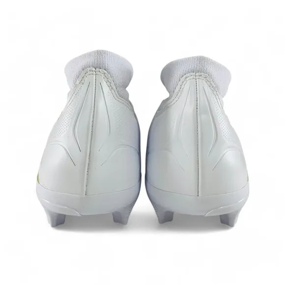 adidas Predator League Laceless FG White Gold Men's Soccer Cleats IF6332