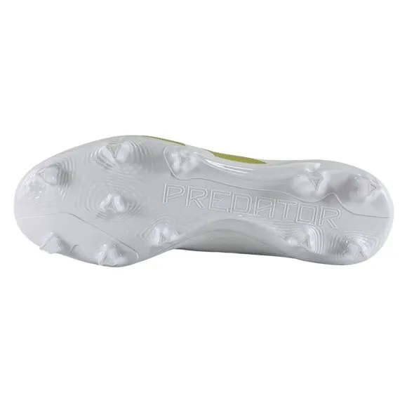 adidas Predator League Laceless FG White Gold Men's Soccer Cleats IF6332