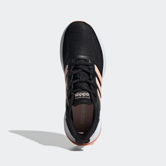 Adidas Runfalcon Core Black/Coral Unisex Shoe NEW