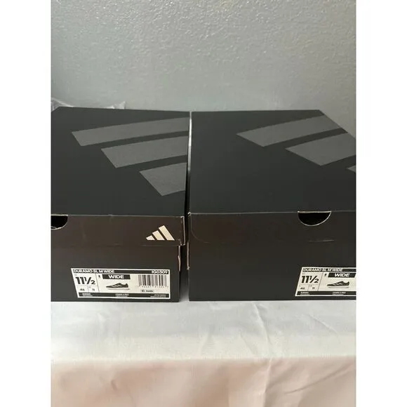 Adidas Running Shoes Duramo Men's US 11.5‎ Wide Black Athletic Sneakers