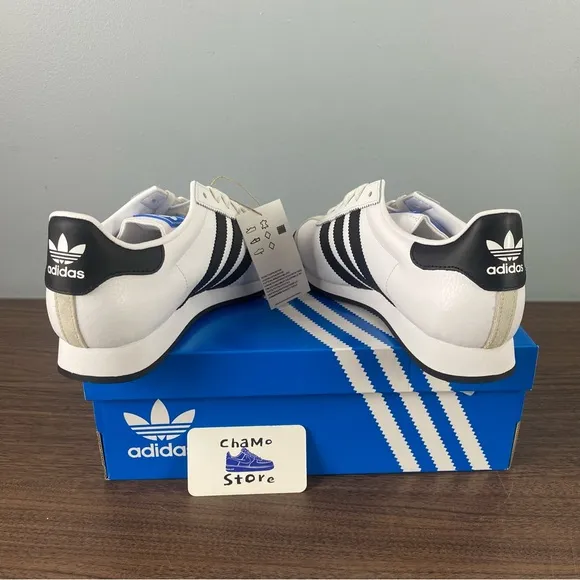 Adidas Samoa Originals Shoes Sneakers Cloud White Core Black 675033 Men’s Sz