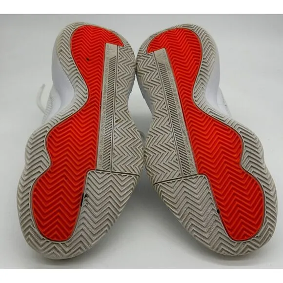 Adidas Shoes Mens 7.5 D Rose 773 White Red 3 Stripes Basketball Athletic FW8657