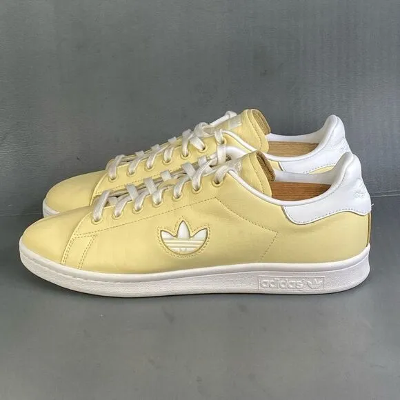 Adidas Stan Smith Men's Shoes White-Easy Yellow  sneaker size 10
