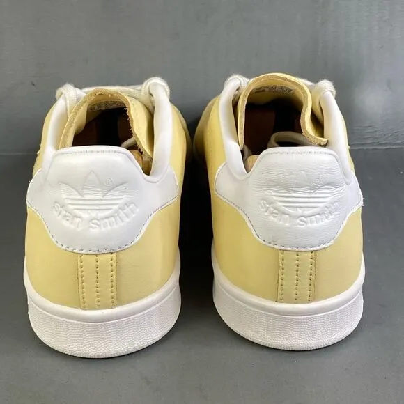 Adidas Stan Smith Men's Shoes White-Easy Yellow  sneaker size 10
