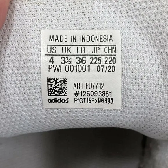 Adidas Superstar C Unisex Kids White Lace Up BA8378 Comfort Sneaker Shoes Size 4