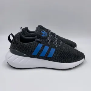 adidas Swift Run 22 Black / Blue Womens Shoes