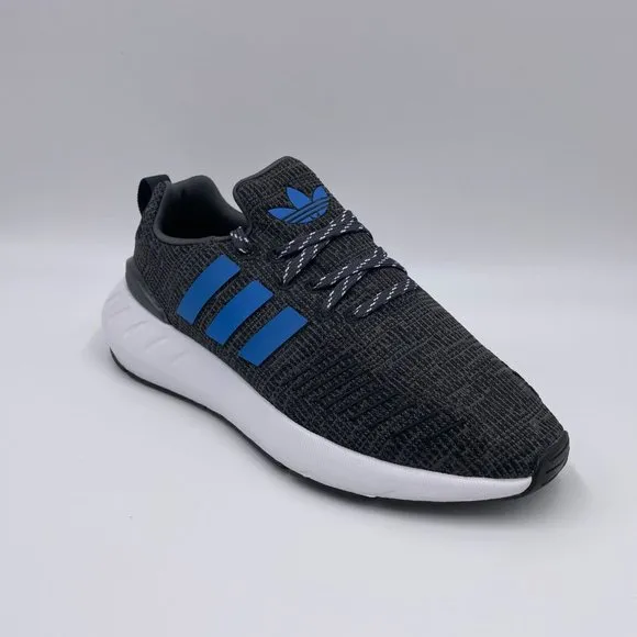 adidas Swift Run 22 Black / Blue Womens Shoes