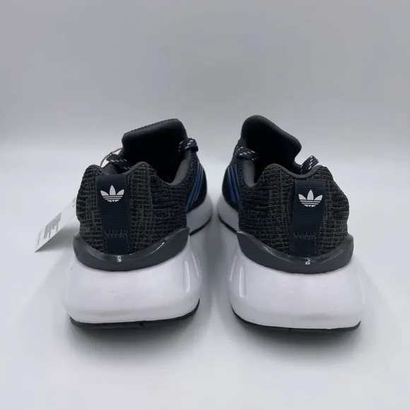 adidas Swift Run 22 Black / Blue Womens Shoes