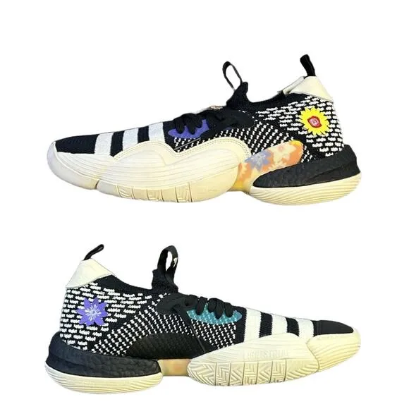 Adidas Trae‎ Young 2 Flower Basketball Shoes Sneakers - IG2590 - Men's Size 13