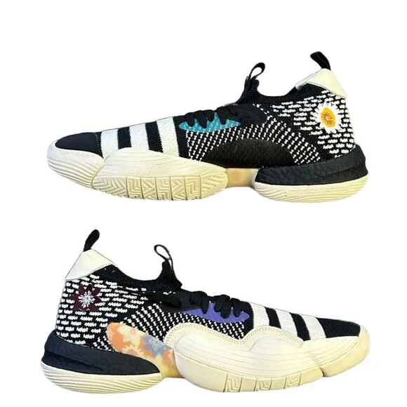 Adidas Trae Young 2‎ Flower Basketball Shoes Sneakers - IG2590 - Men's Size 8