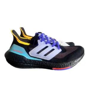 Adidas Ultraboost 21 Black Pulse Aqua Men's / Junior’s Shoe Size 5.5 #288
