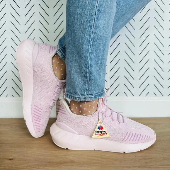 🤩Adidas Women Comfy Shoes Sz 8 Originals Swift Run 22 Decon Pink Purple GW6884