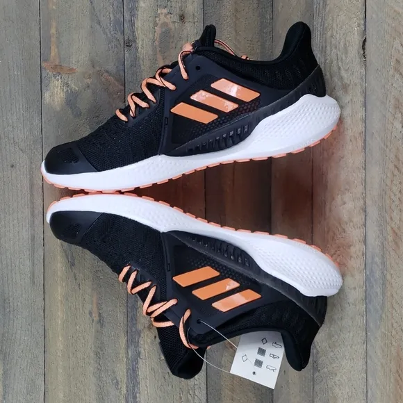 adidas Women's ClimaCool Summer.Rdy Running Shoes Black/Orange