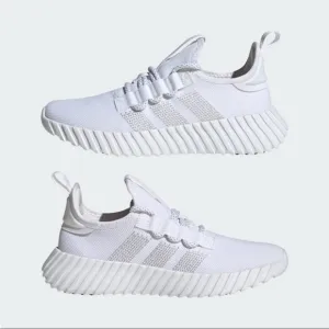 Adidas Women's Kaptir Flow Running Shoes White Gray Sz 8.5