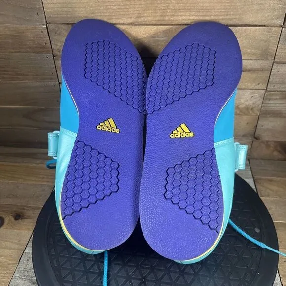Adidas Womens Sz US 9 Powerlift 3.1 Blue Lace Up Athletic Shoes Low Top Sneakers