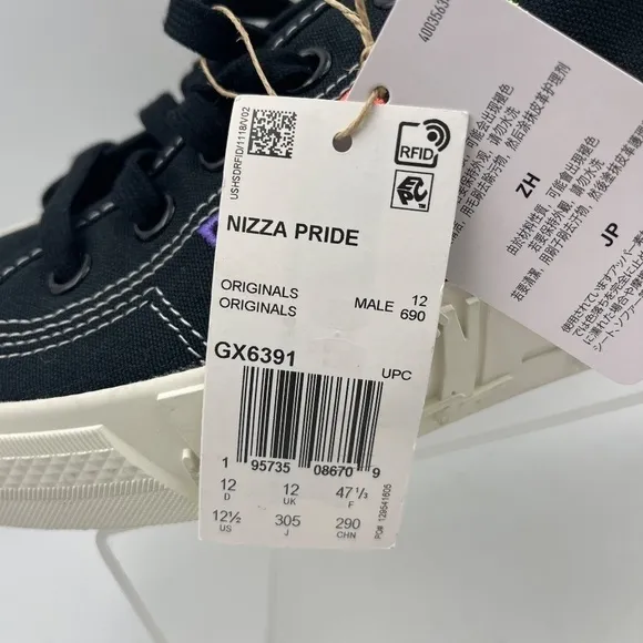 Adidas X Kris Andrew Small Nizza Pride Shoes &quot;Be One Be Together&quot; GX6391 US 12.5