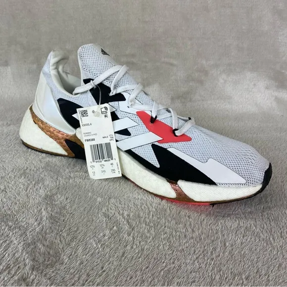 Adidas X9000L4 Boost Mens Running Shoes Size 13 White Black Training Sneaker NEW