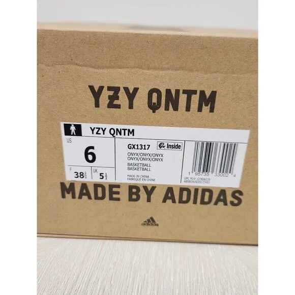 Adidas Yzy Qntm Onyx 6 Quantum black Yeezy Gx1317 Basketball With Box