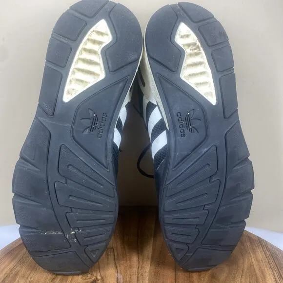 Adidas ZX 1K Boost Mens Black And White Size 12 Athletic Running Shoes
