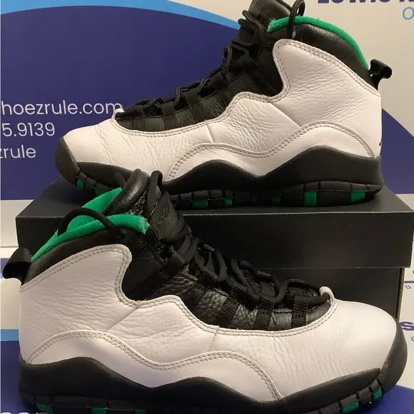 Air Jordan 10 Retro Seattle Kids Size 4.5y