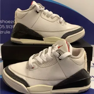 Air Jordan 3 White Cement Reimagined Kids 2y