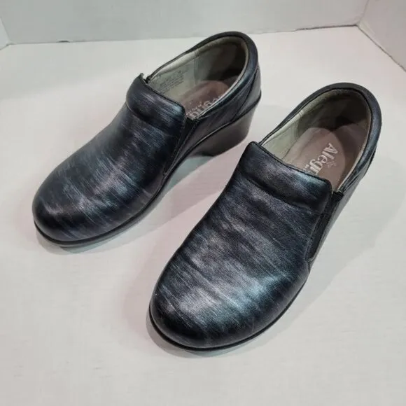 Alegria Ery Leather Clogs Size 39