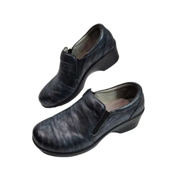 Alegria Ery Leather Clogs Size 39