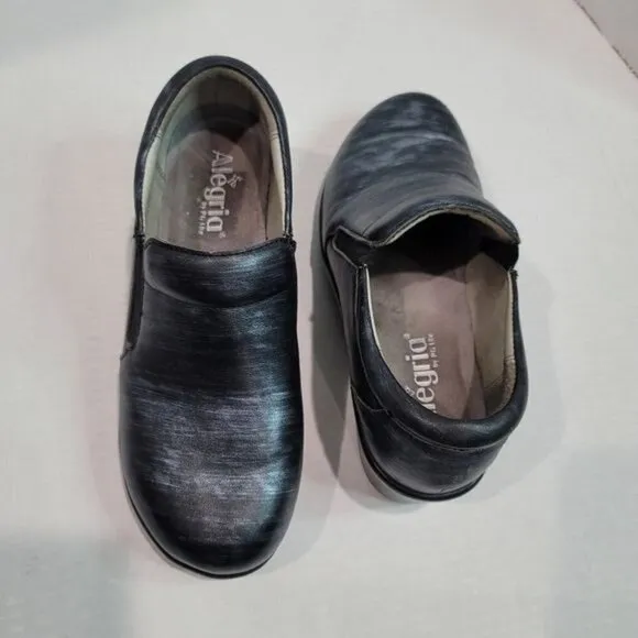 Alegria Ery Leather Clogs Size 39