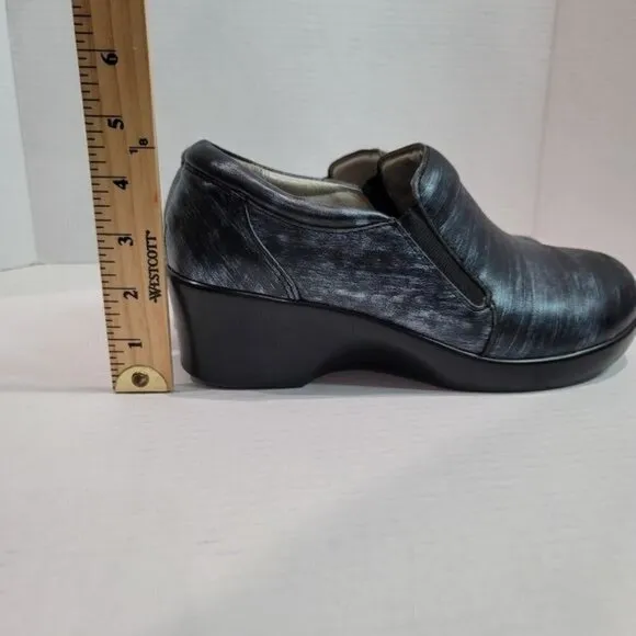 Alegria Ery Leather Clogs Size 39