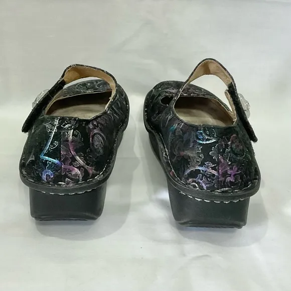 Alegria Paloma PRO Mary Jane Shoes Lovely Metallic Leather EU Sz 38 US 8/8.5
