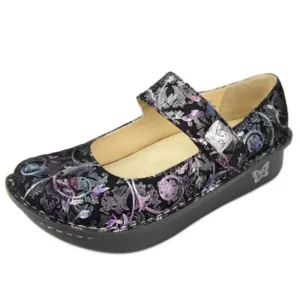 Alegria Paloma PRO Mary Jane Shoes Lovely Metallic Leather EU Sz 38 US 8/8.5