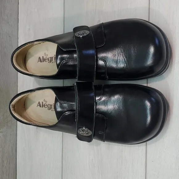 Alegria Women Comfort Joleen Jet Lusten JOL-640 Leather Clog shoes sz 42/11.5-12