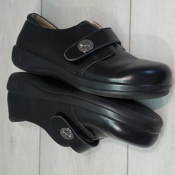 Alegria Women Comfort Joleen Jet Lusten JOL-640 Leather Clog shoes sz 42/11.5-12