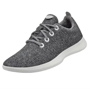 Allbirds Lace Up Sneakers Wool Runners  Washable Eco Friendly Gray Gorpcore 7