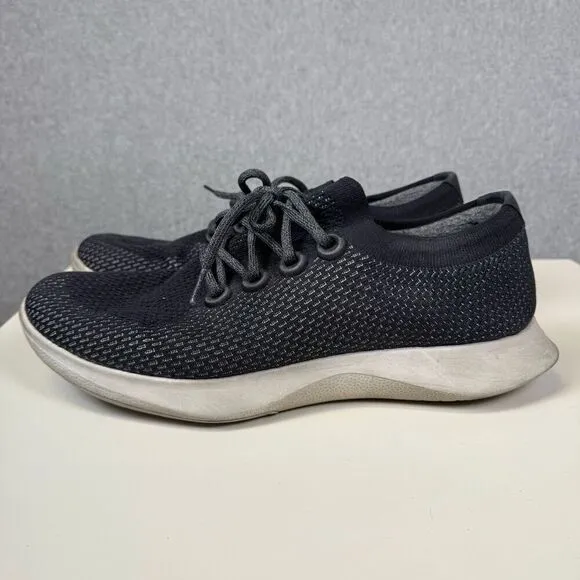 Allbirds Mens Size 47 US 14 Lace Up Sneakers Black Comfort Shoes TD M14