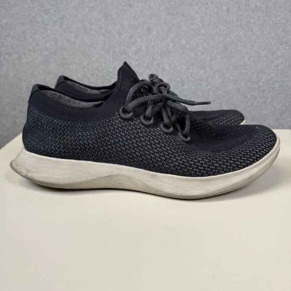 Allbirds Mens Size 47 US 14 Lace Up Sneakers Black Comfort Shoes TD M14