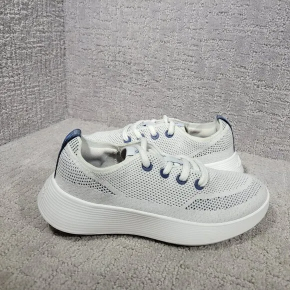 Allbirds Tree Runner Go In Women's Size 7.5 Blizzard Athletic Sneakers Shoes