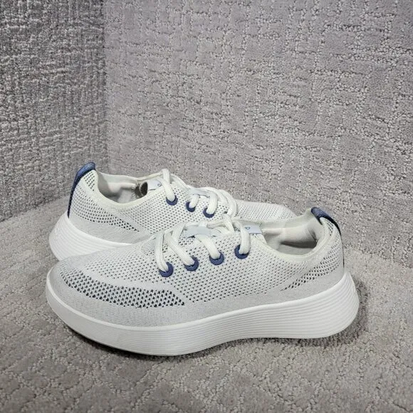 Allbirds Tree Runner Go In Women's Size 7.5 Blizzard Athletic Sneakers Shoes