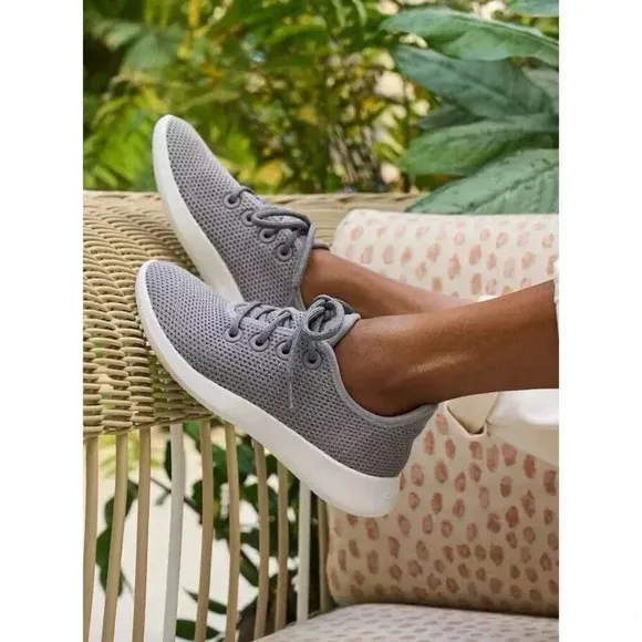 Allbirds Tree Runners Women’s Size 9 Gray Mist Running Shoes Sneakers Athletic