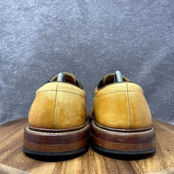 ALLEN EDMONDS Hillcrest Bourbon Oxford Dress Shoes Made In USA Men's 10.5 E WIDE