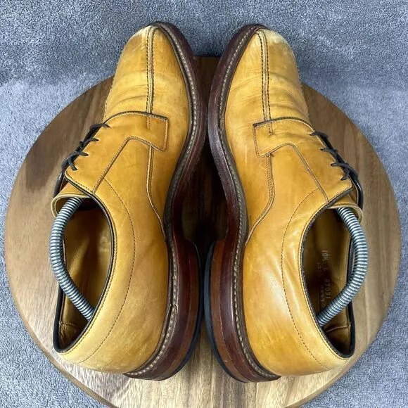 ALLEN EDMONDS Hillcrest Bourbon Oxford Dress Shoes Made In USA Men's 10.5 E WIDE