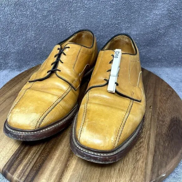 ALLEN EDMONDS Hillcrest Bourbon Oxford Dress Shoes Made In USA Men's 10.5 E WIDE