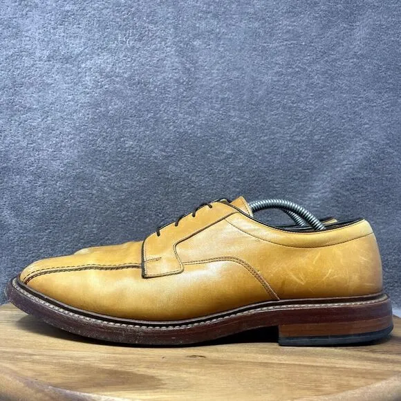 ALLEN EDMONDS Hillcrest Bourbon Oxford Dress Shoes Made In USA Men's 10.5 E WIDE