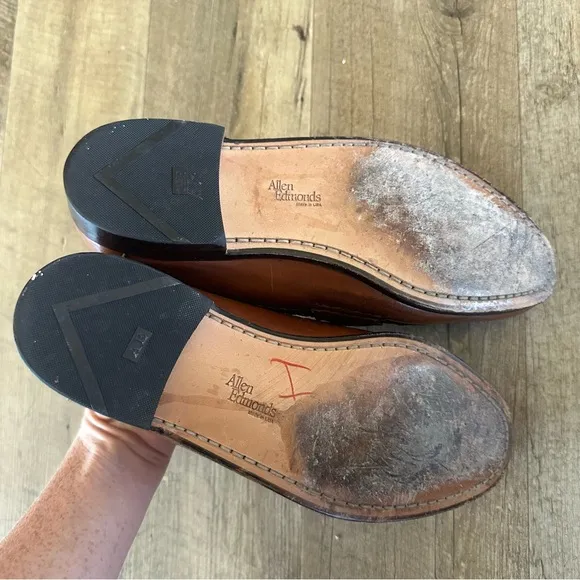 Allen Edmonds Newcomb Leather Moccasin Loafers