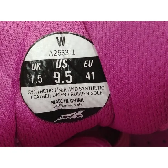 Altra Intuition 3 Running Shoes Womens Size 9.5 Color Pink / Silver / Wh…