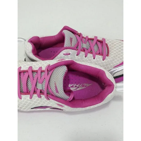 Altra Intuition 3 Running Shoes Womens Size 9.5 Color Pink / Silver / Wh…