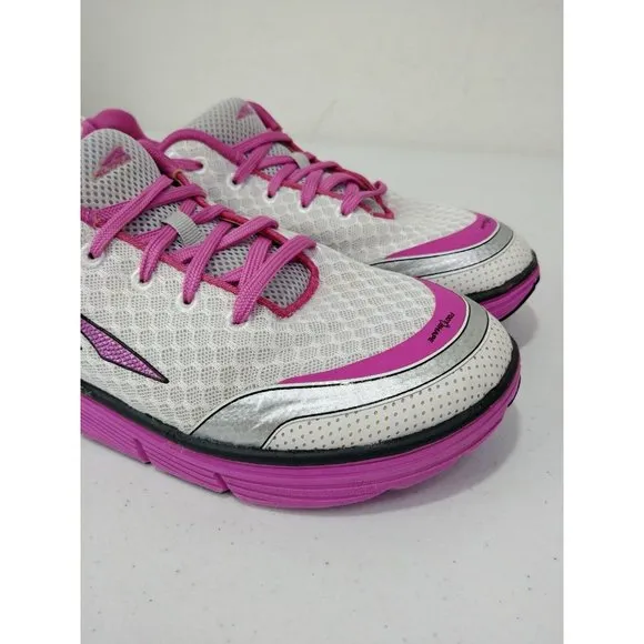 Altra Intuition 3 Running Shoes Womens Size 9.5 Color Pink / Silver / Wh…