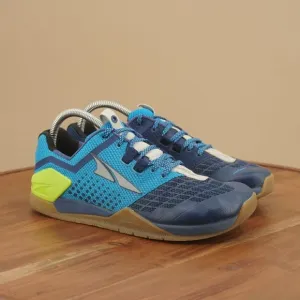 Altra mens XT HIIT 2 Training Sneakers Shoes Size 7 Blue Green Athletic