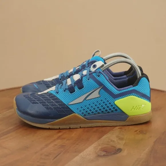 Altra mens XT HIIT 2 Training Sneakers Shoes Size 7 Blue Green Athletic