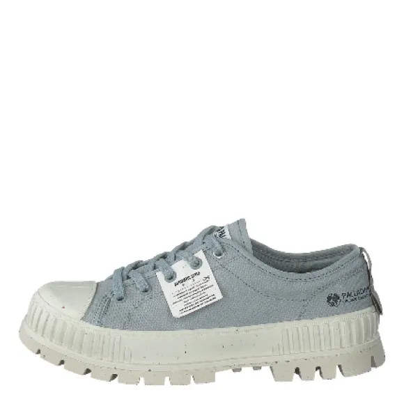 Anniversary PALLADIUM PALLASHOCK slimming low-top thick-soled canvas shoes 77350